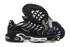 Nike Air Max Plus TN new Men's Black White Air Cushion Shoes