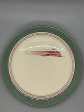 Rock Island Lines Rocket Plate - Buffalo China Sage Green Lamelle Chicago - RARE