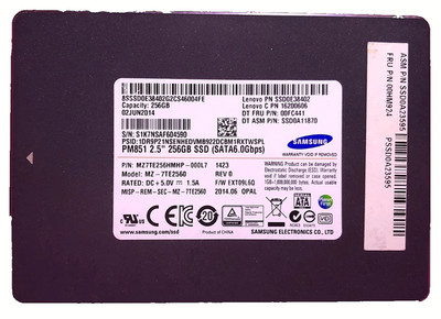 LENOVO 256GB 6GBPS 2.5INCH SATA SSD 00FC441
