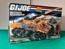 1988 GI Joe Destro's Razorback Iron Grenadiers Wild Boar factory sealed