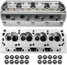 2pcs Aluminum Cylinder Head For Ford Sbf 289 302 351w 5.0l V8 185cc61cc Bare