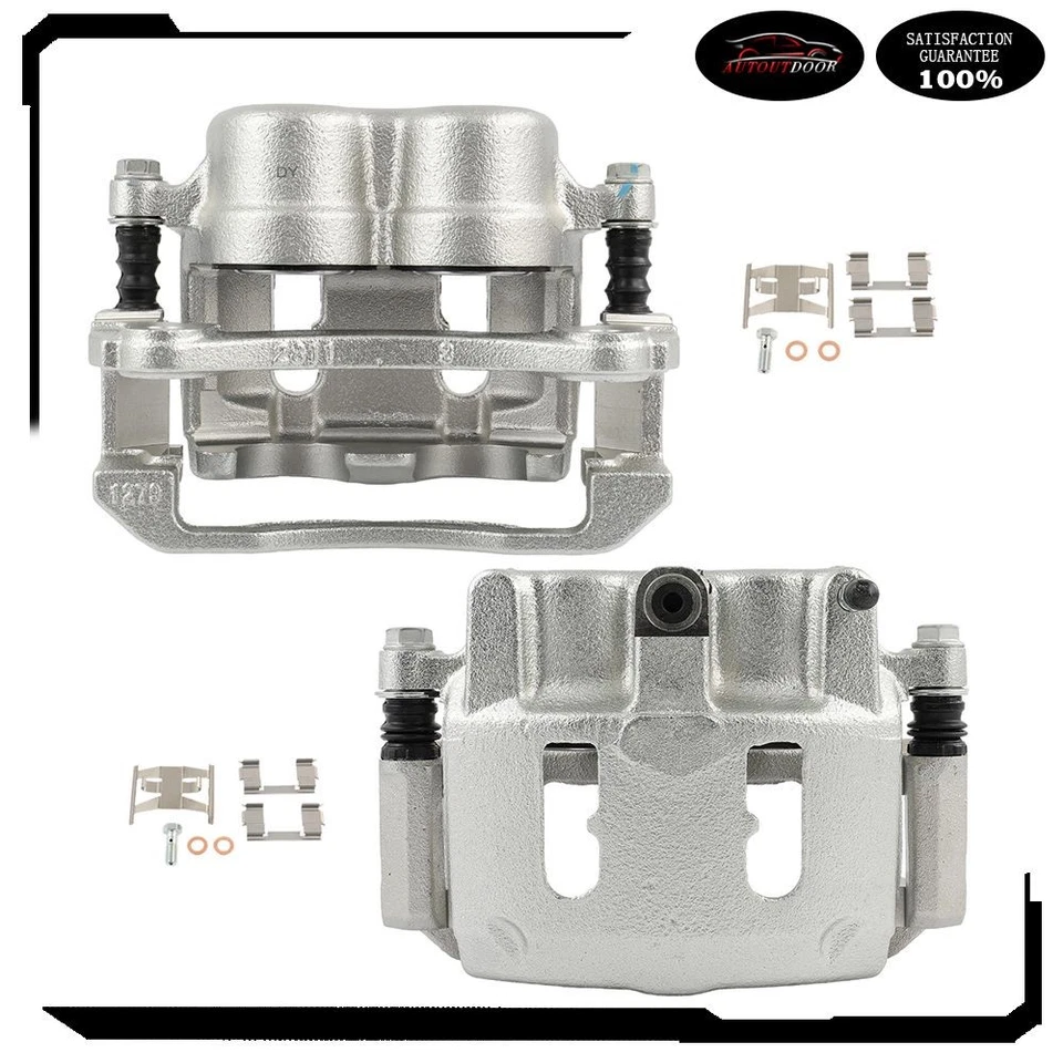 Pinzas de freno delanteras con juego de soportes (2) para Mazda B2300 B2500 B3000 B4000 USA Foto 3 de 4