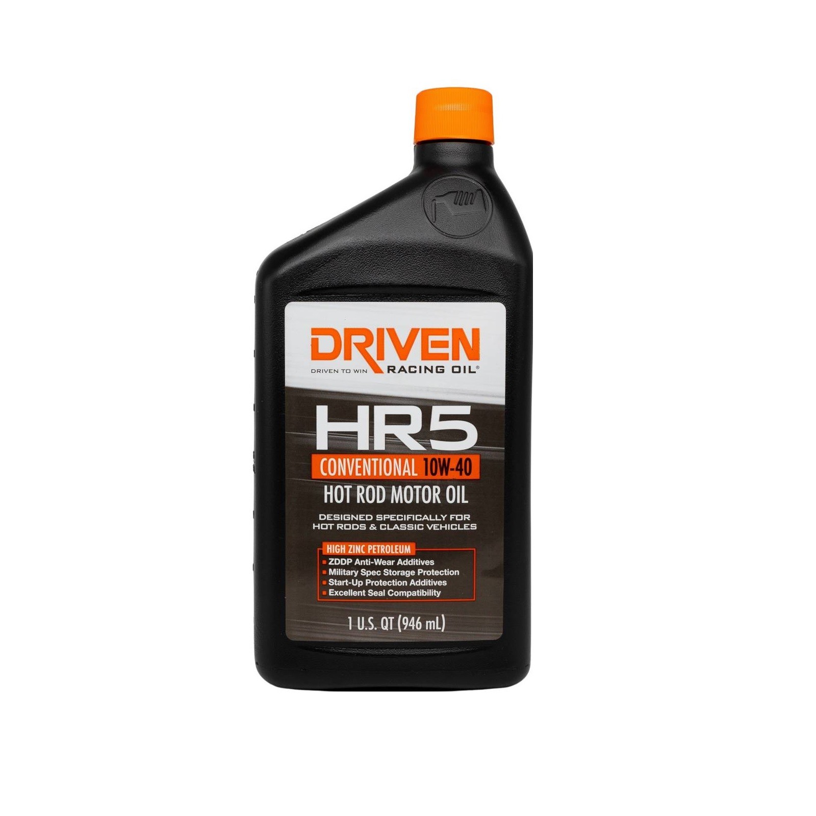Driven Racing Oil HR5 10W-40 Conventional Hot Rod Motor Oil 1 Quart Pack of 12