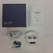 Hear Nature Enjoy Life Hearing Aid Mild Moderate with Charging Case Accessories