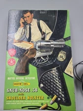 Vintage Mattel Shootin Shell Official Detective Kit With Original Box