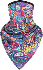 Women UPF 50 Face Mask Sun Protection Fashion Colorful Neck Gaiter Scarf