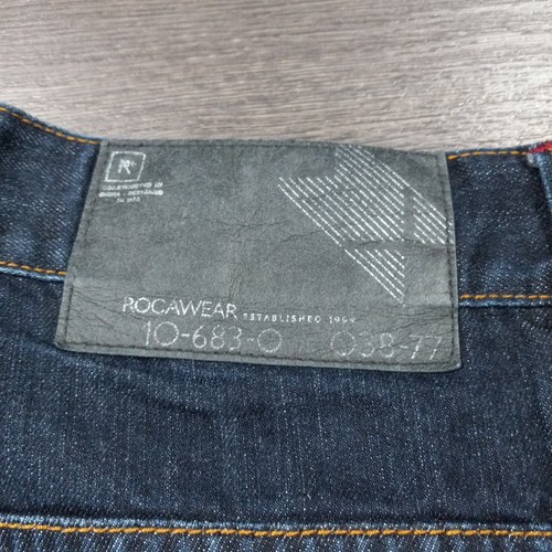 Rocawear Jeans Men's Size 42x32 Blue Denim 106830 - Picture 3 of 9