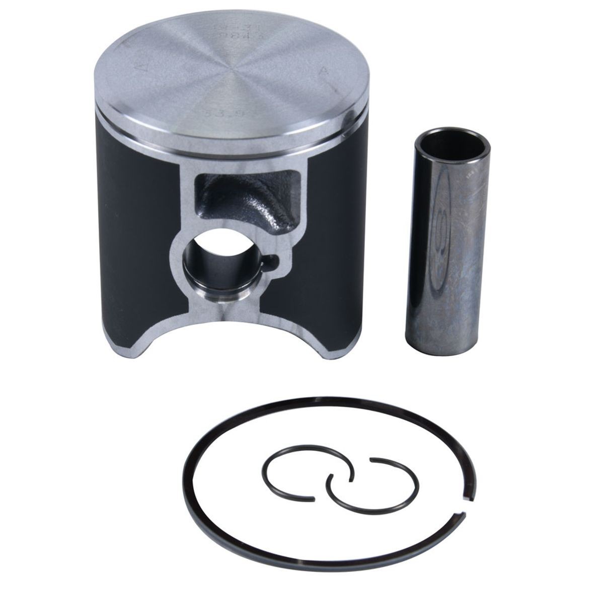 Piston complet Vertex pour KTM 125 SX et EXC de 2001 à 2025 en cote B diametre 53.95mm