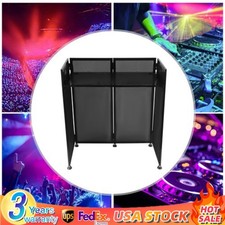 DJ Event Facade Scrim Metal Frame Booth Portable Bag 20" x 40" Flat Table Top