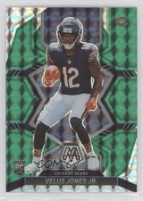 2022 Panini Mosaic Rookies Green Mosaic Prizm Velus Jones Jr #337 q7z