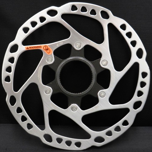 Rotor de freno de disco Shimano Deore SM-RT64 160 mm/180 mm/203 mm bloqueo central plateado -H - Imagen 3 de 32