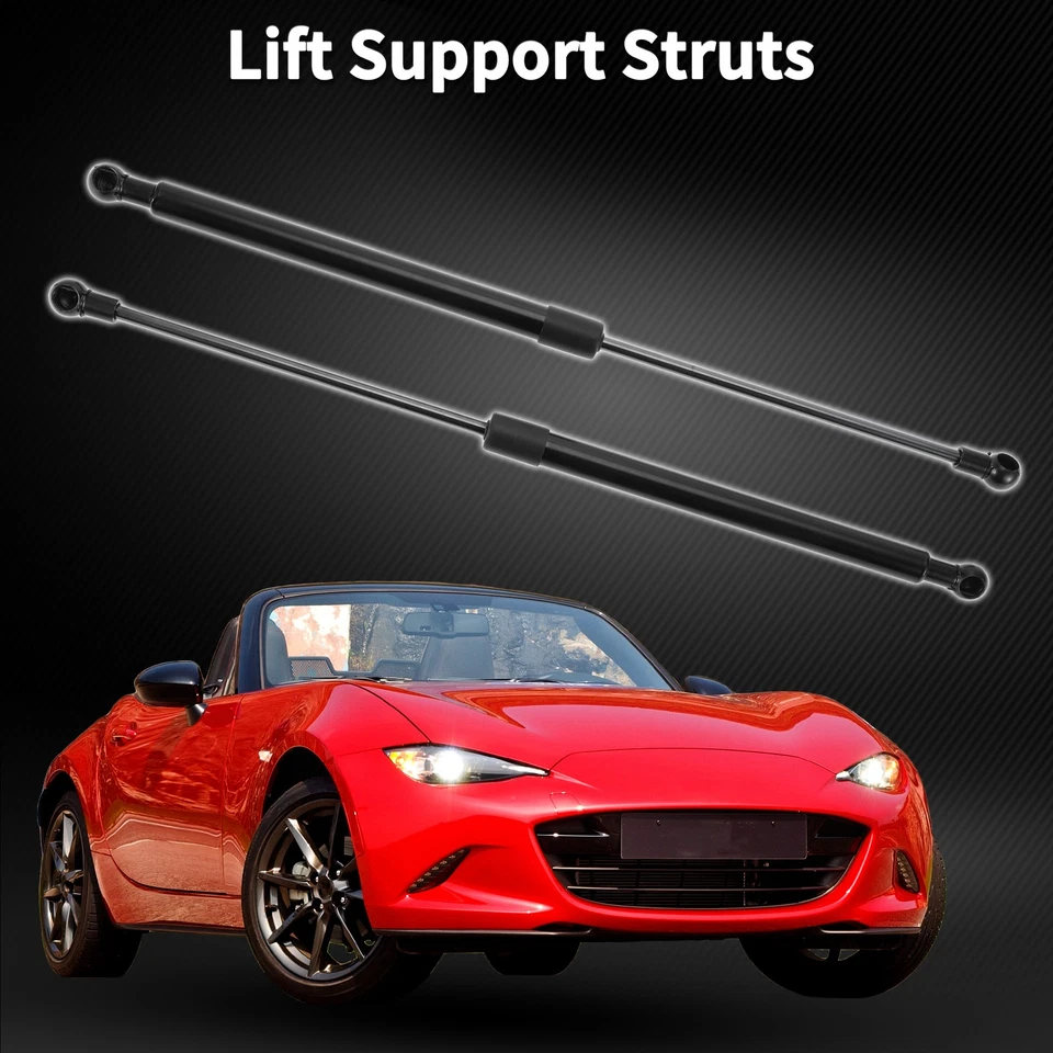 Soporte de elevación del capó delantero puntales resorte de gasolina para Mazda MX-5 Miata NC 2005-2014 Foto 2 de 4