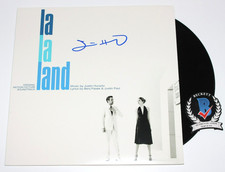 JUSTIN HURWITZ SIGNED 'LA LA LAND' ORIGINAL FILM MOVIE SOUNDTRACK VINYL BECKETT