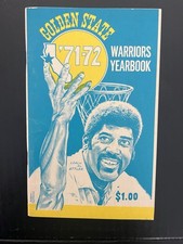 Vintage 1971-72 Golden State Warriors Yearbook Al Attles Cover NM