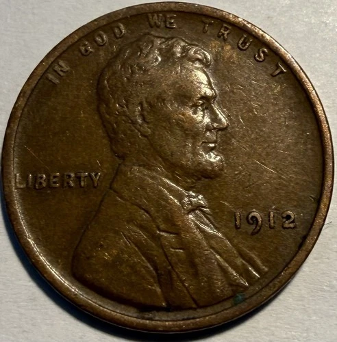 1912 Lincoln Wheat Cent Penny VF - BD2089