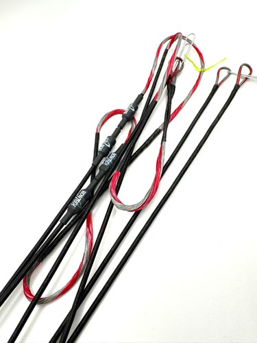 Bowtech Carbon Overdrive (Red & Silver) OEM String & Cable (Full Set) - Picture 6 of 11
