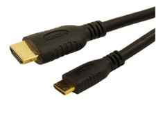 6inch HIGH-SPEED Mini-HDMI to HDMI 30 AWG Cable