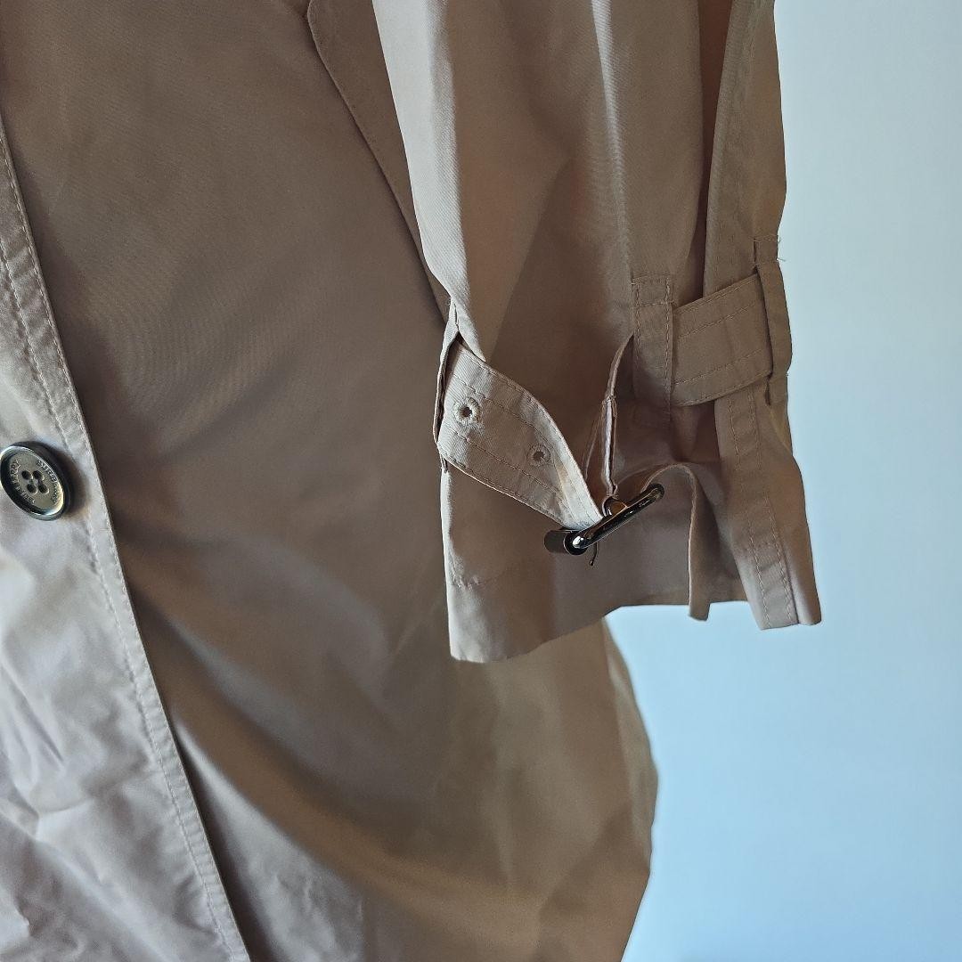 Burberry London Long-length Trench Coat Collared Buttons Size 38 For Women thumbnail 23