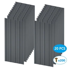 20 PCS Roof Panels Galvanized Steel Hardware Metal Roofing Sheets Wall Panels