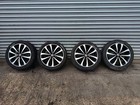FIAT TIPO MK2 357 SET OF 4 17 ALLOY WHEELS WITH TYRES SLIGHTLY DAMAGED