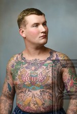 Vintage, Tattoo Art photography 11 x 14" Photo Print