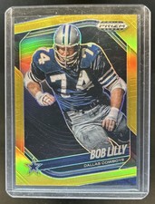 2025 Panini Prizm Black Bob Lilly Gold #/10 Cowboys