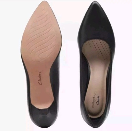 Clarks Shondrah Jade Damen-Pumps schwarz Leder UK-Größe 3 D EU 35,5 - Bild 4 von 8