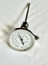 Weston Mirroband Model 2265 - 6" Stainless Steel Darkroom Thermometer - 30-120 F
