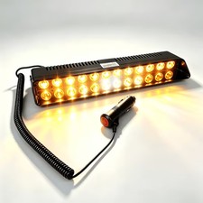 12-led Car Emergency Warning Beacon Strobe Light Bar Windshield Dash Hazard Lamp 12-led Car Emergency Warning Beacon Strobe Light Bar Windshield Dash Hazard Lamp