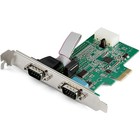 StarTech.com 2-port PCI Express RS232 Serial Adapter Card - PCIe RS232 Serial Ho