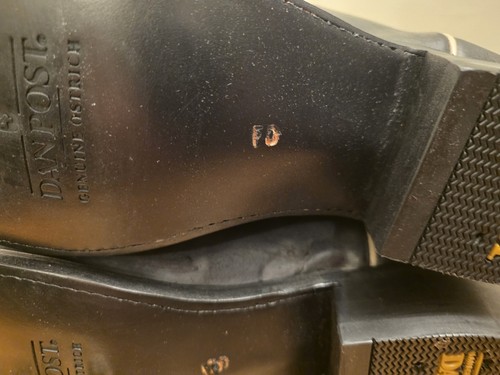 Bota Western Dan Post Exótica Avestruz Para Hombre - Puntera Cuadrada - DPS1111 11.5 D - Imagen 8 de 8