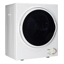 ZOKOP 850W Clothing Home 1.6Cu.Ft Capacity Tumble Drum Dryer Machine White