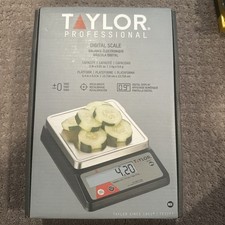 Taylor TE10FT Professional Compact Stainless Digital Scale 2 Capacity