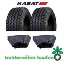 2x Reifen 10.0/75-15.3/12PR Kabat IMP03 Ackerwagen inkl. 2x Schläuche TR15