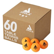 JOOLA Training 3 Star Table Tennis Balls 12, 60, or 120 Pack - Orange