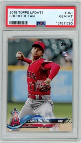 PSA 10 2018 Topps Update Shohei Ohtani #US1 RC