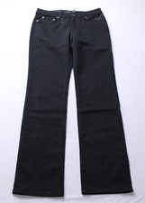 Lauren Ralph Lauren Women's Mid-Rise Straight Leg Jean AR8 Black Size 10