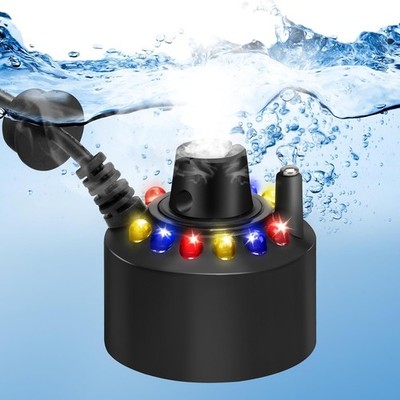 Mist Maker Mini Pond Fog Machine 12 Led Indoor Water Fountain Mister Fogger... 