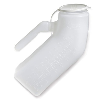Carex Portable Urinal For Men - Male and 1 Count (Pack of 1), Opaque 