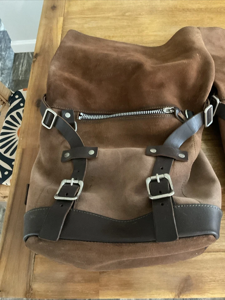 Unidad garaje completo split cuero motos bolsos. Moto Guzzi V7 850 o V9 Foto 3 de 4