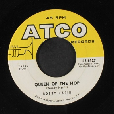 BOBBY DARIN: queen of the hop / lost love ATCO 7'' Single 45 RPM