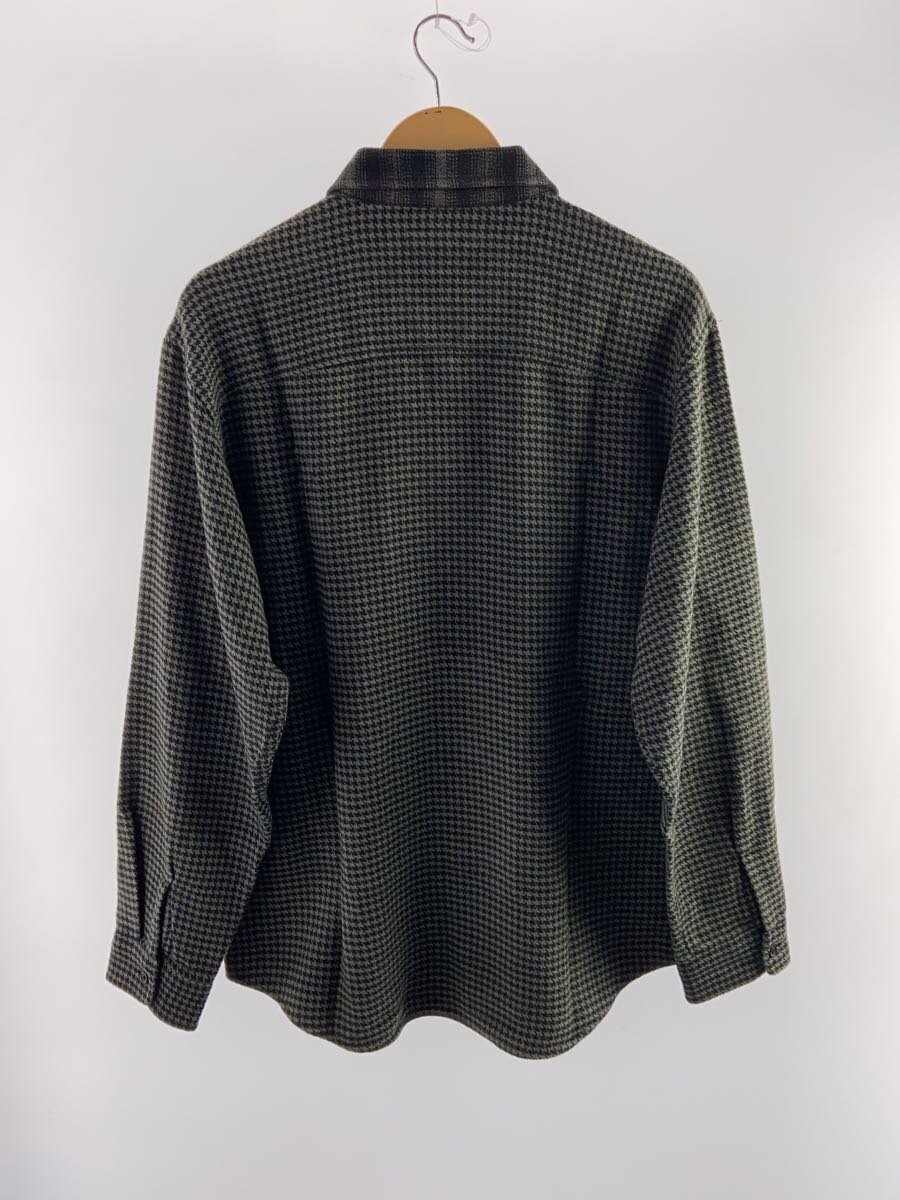 Supreme 23AW Houndstooth Plaid Flannel Shirt M Cotton GRY Check | eBay