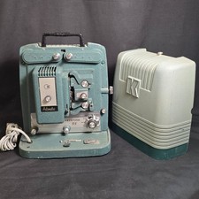 Keystone 98 Automatic 8mm Film Projector Original Case Vintage FOR PARTS/REPAIR
