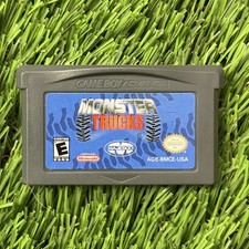 Monster Trucks for Nintendo Game Boy Advance SP GBA Tested Working