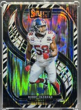2024 Panini Select Bobby Okereke #109 Premier Level Zebra Shock Prizm