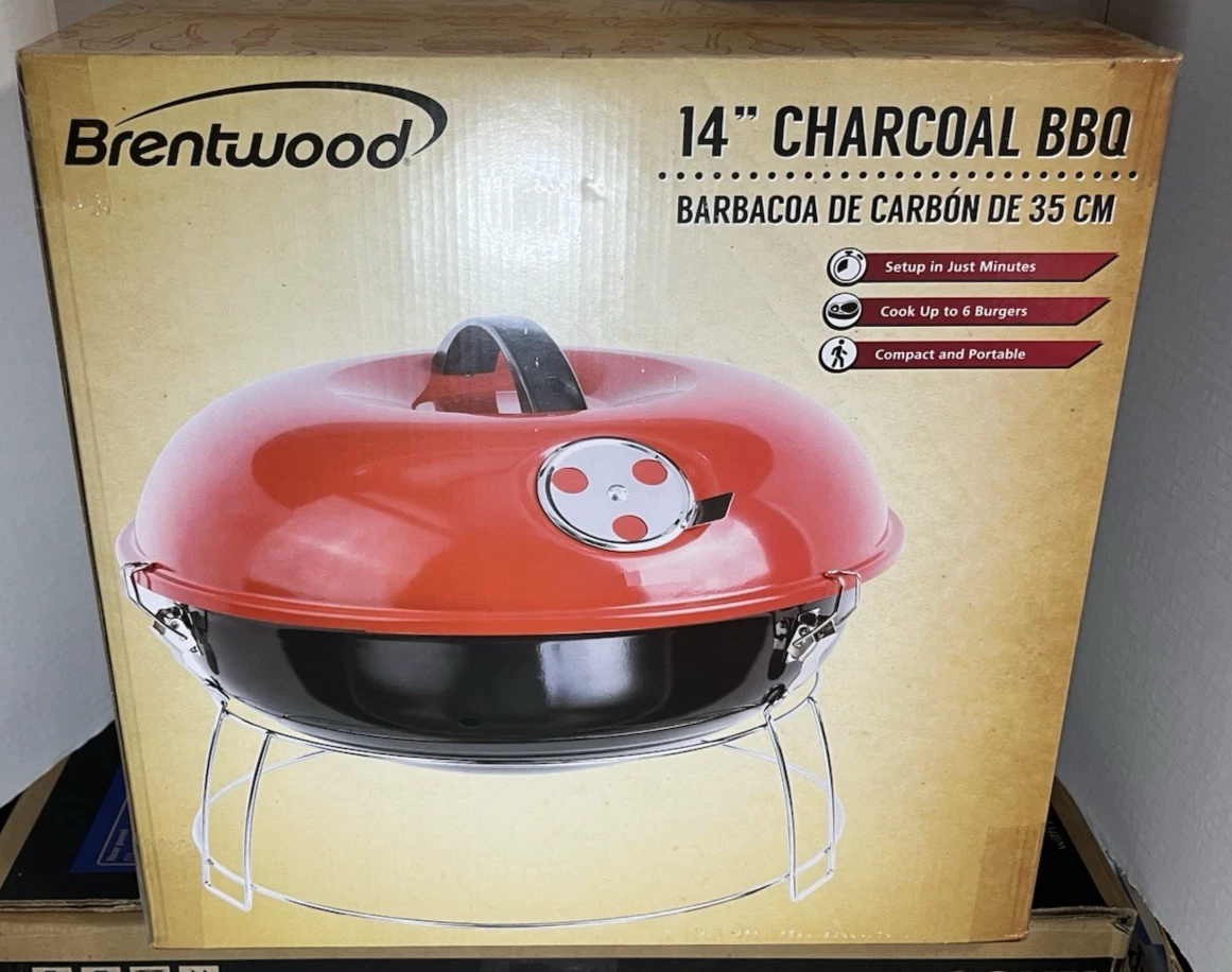 Red Charcoal Medium Barbecues, Grills & Smokers for sale | eBay