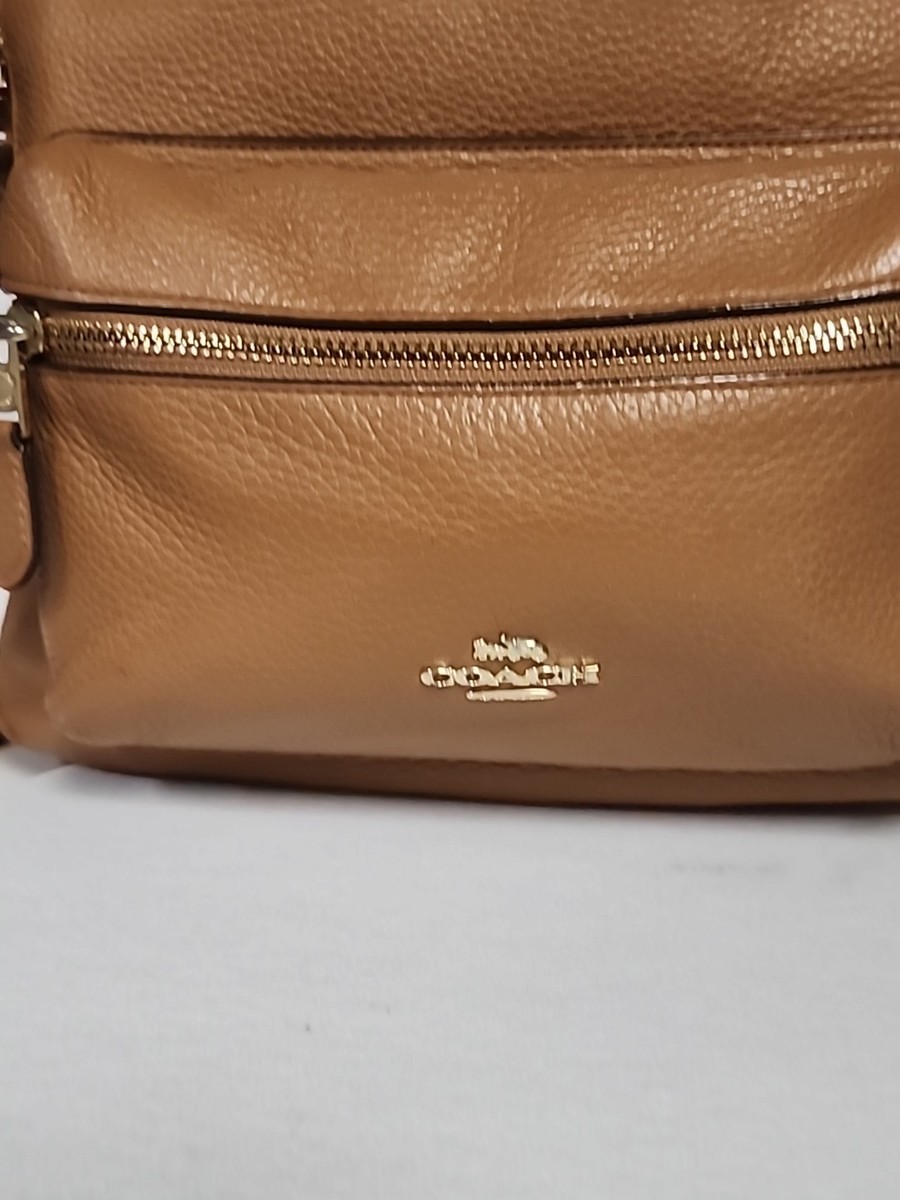 COACH Backpack F38263 Mini Charlie Backpack in Pebble Leather