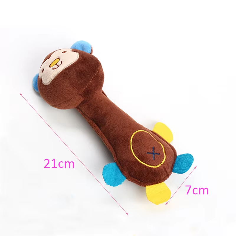 Affordable Squeaky Chew Toy for Bichon & Small Dogs - Animal Shape Teeth Cleaner