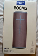 NEW Sealed Ultimate Ears BOOM 3 Portable Bluetooth Speaker - Seashell Peach