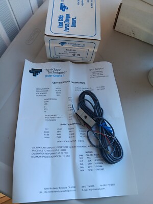 Transducer Techniques Mlp-75 Load Cell, Capacity 75 Lbs